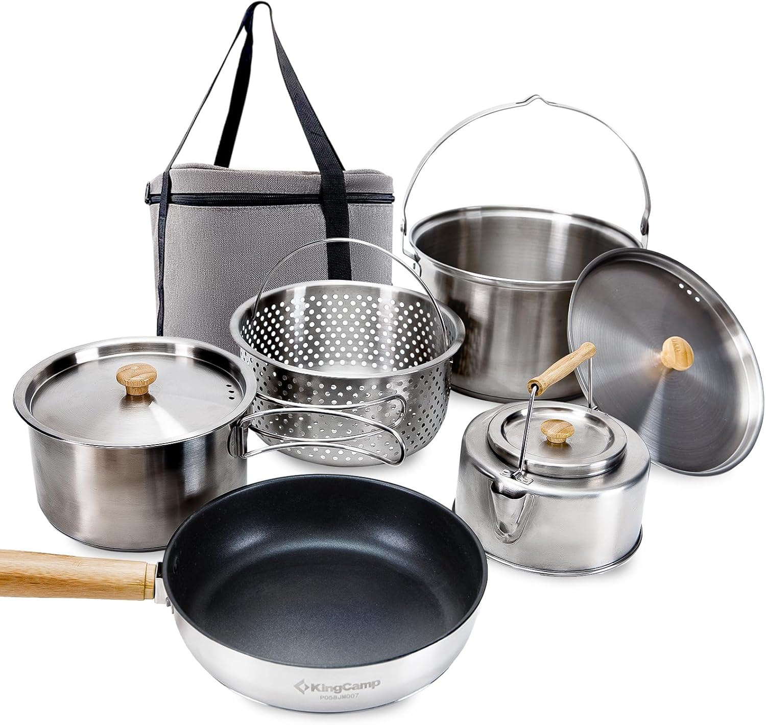KingCamp Camping Cookware Set for Outdoor Cooking and Picnics