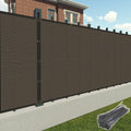 Patio 6 ft x 50 ft Fence Privacy Screen Brown - Heavy Duty Windscreen
