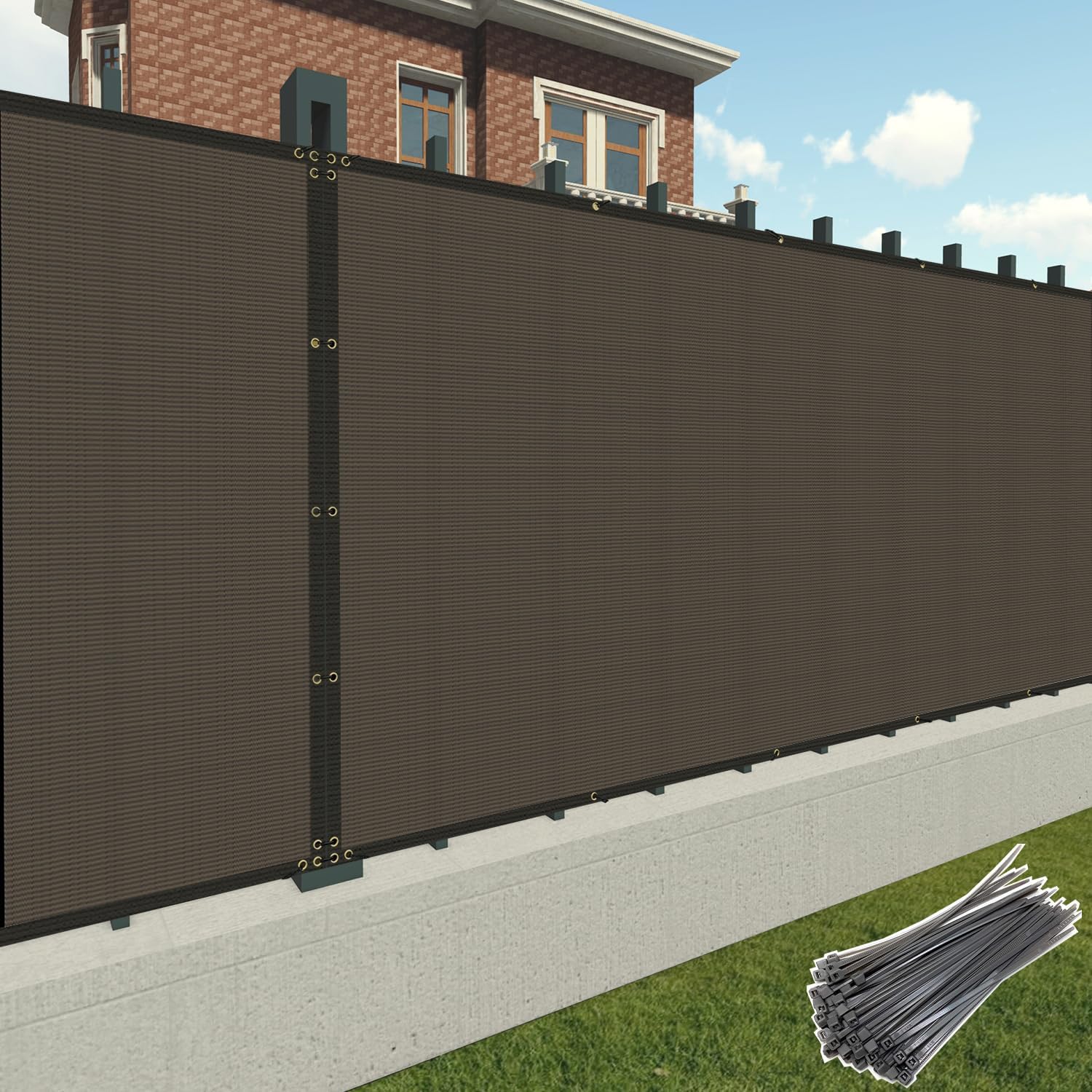 Patio 6ft x 50ft Fence Privacy Screen for Outdoor Shade Needs