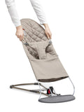 BabyBjorn Fabric Seat for Bouncer, Sand Gray - Easy Replace & Wash
