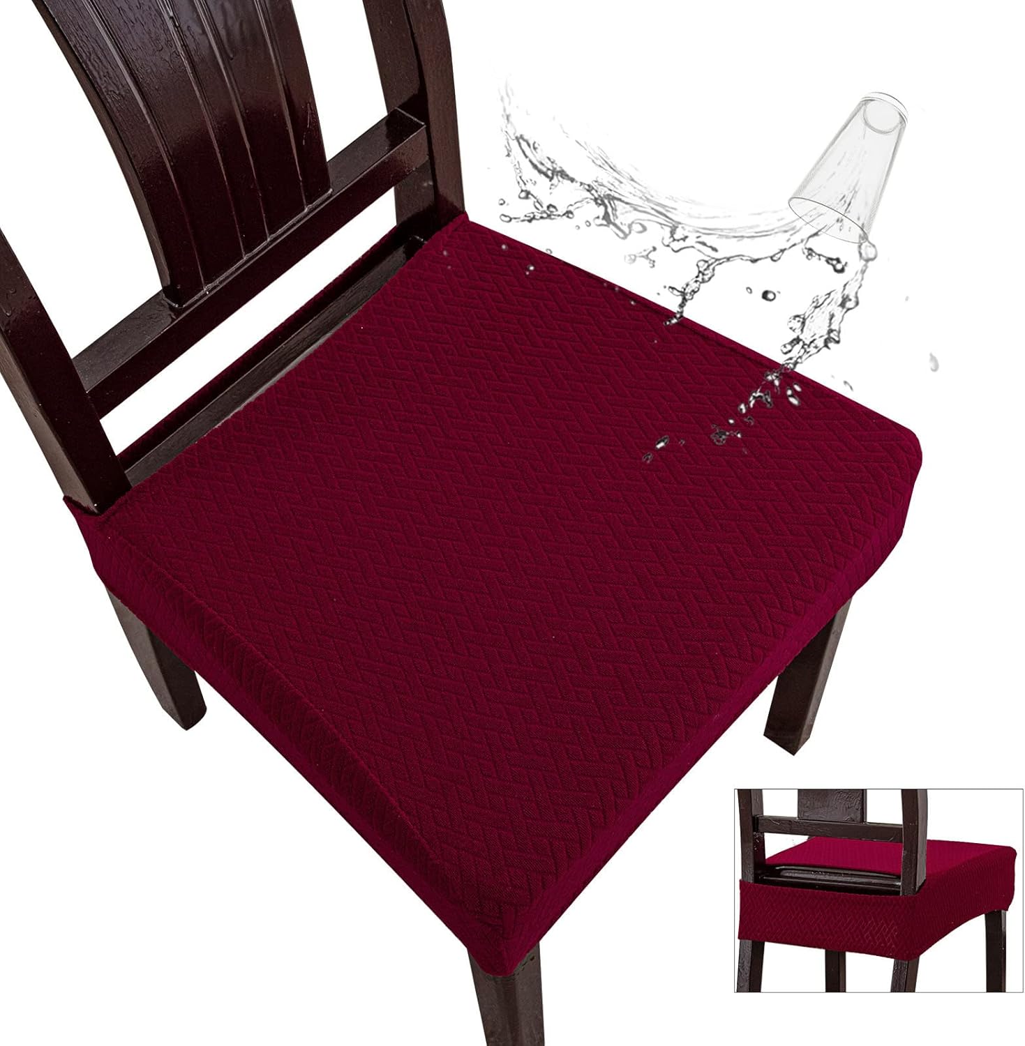 Genina Waterproof Dining Chair Covers for Stylish Protection