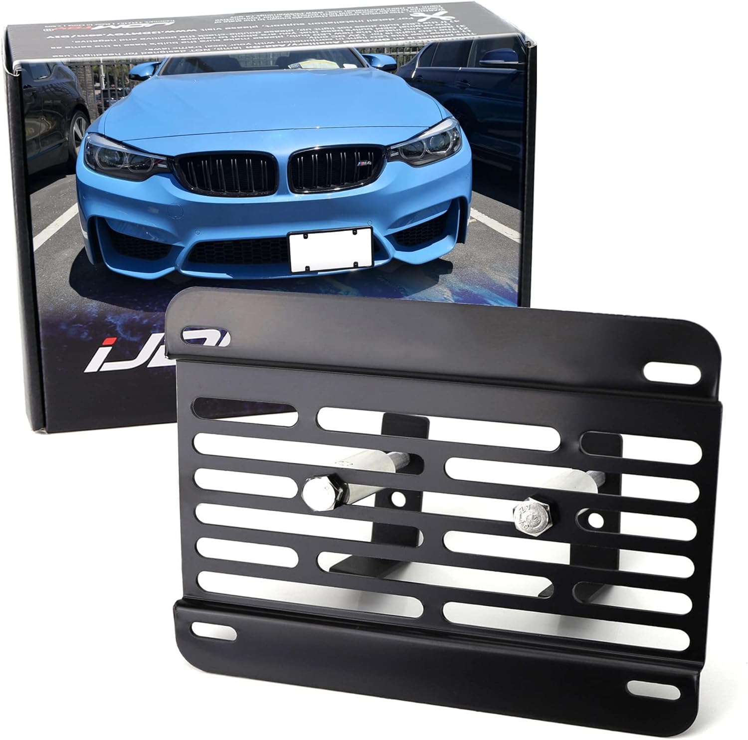 iJDMTOY No Drill License Plate Relocator Kit for BMW