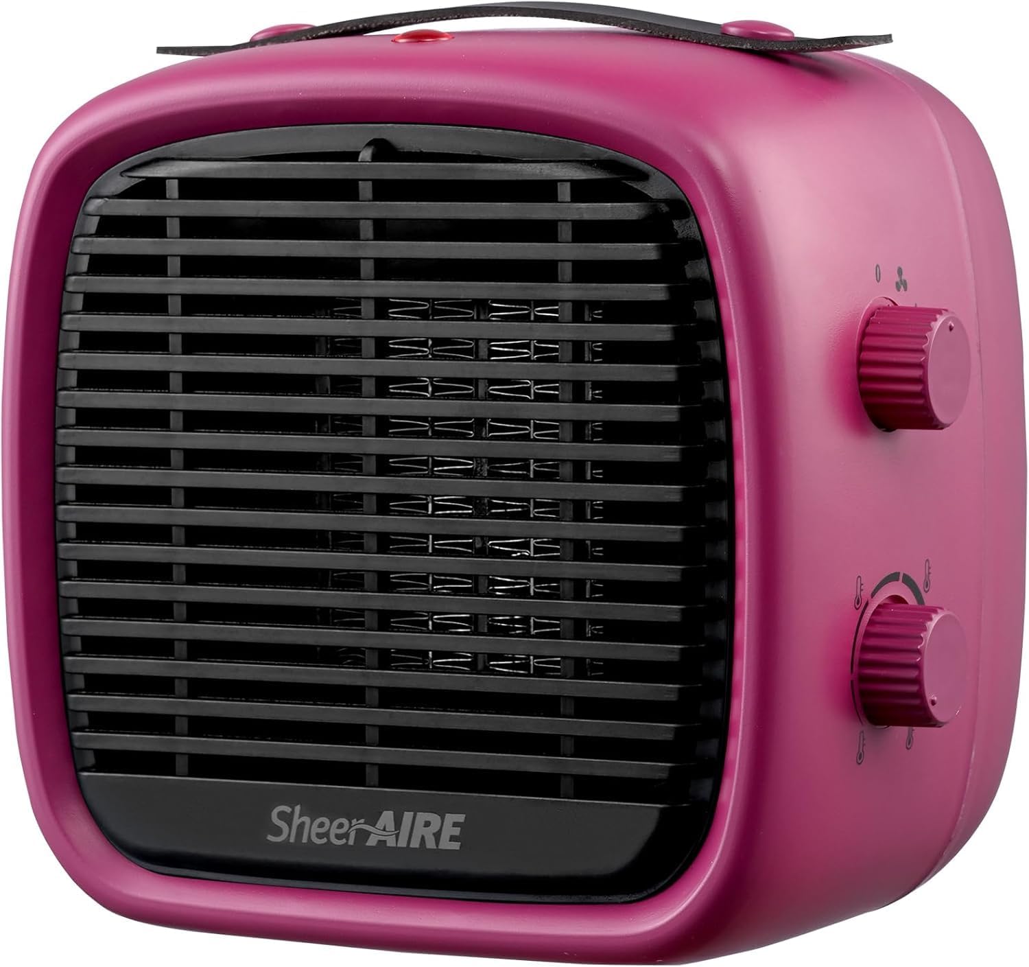 700W/1200W Ceramic Heater: Overheat Protection, Low Noise, Portable - SheerAIRE