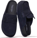 Project Cloud Genuine Suede Womens Clog - Memory Foam Arch Support wet