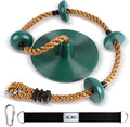 Climbing Rope with Platforms and Disc Swing Seat Set - Durable Tree