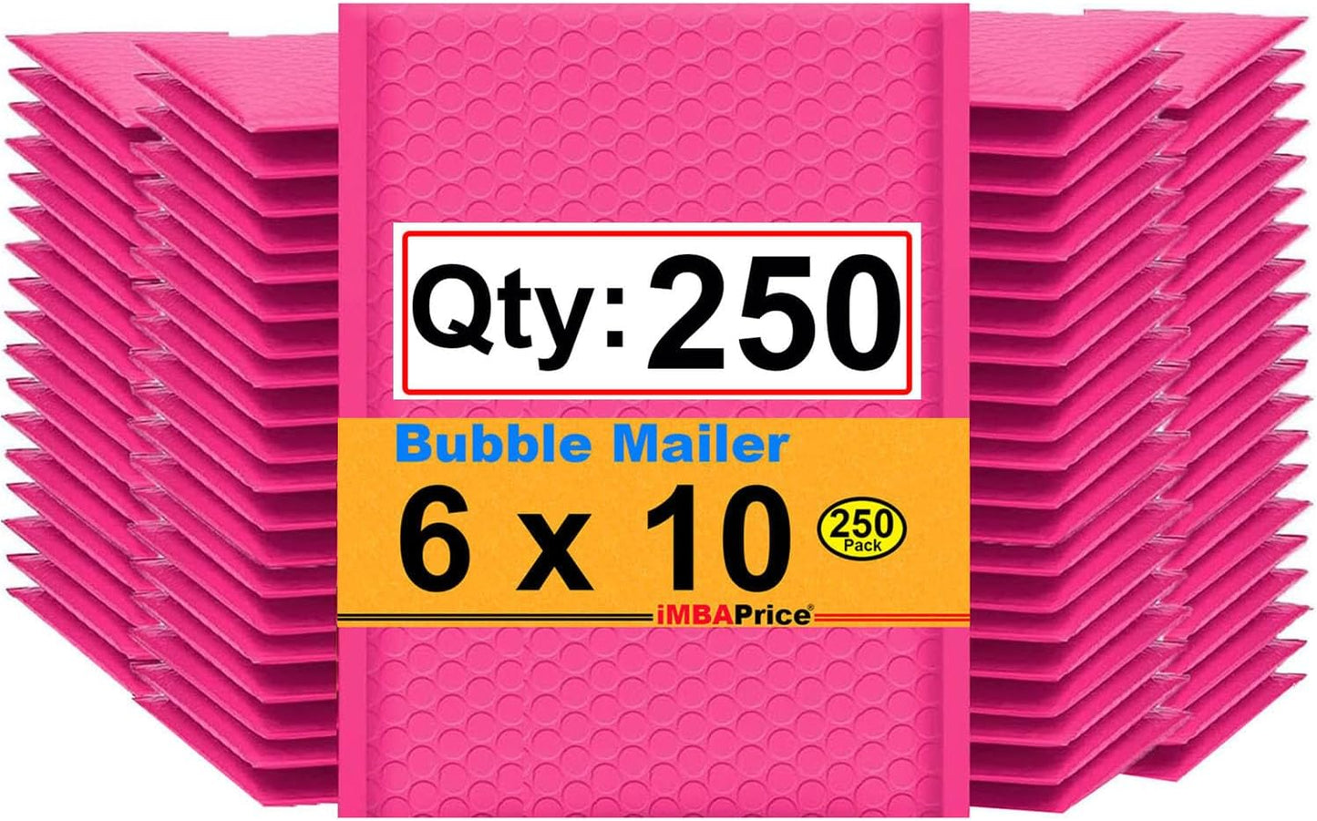 Premium Hot Pink Self Seal Poly Bubble Mailers for Shipping