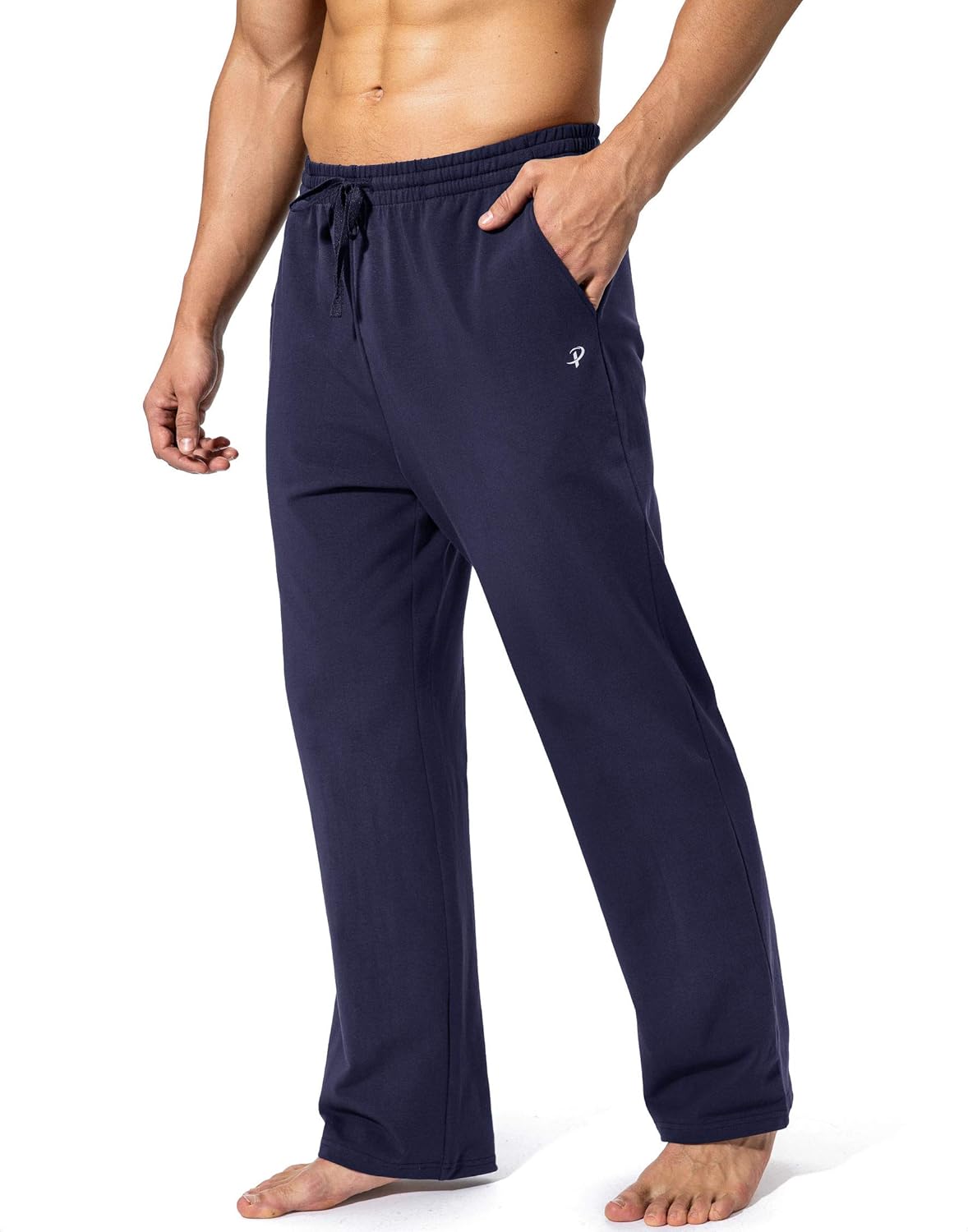 Pudolla Men's Cotton Yoga Sweatpants for Comfort and Style