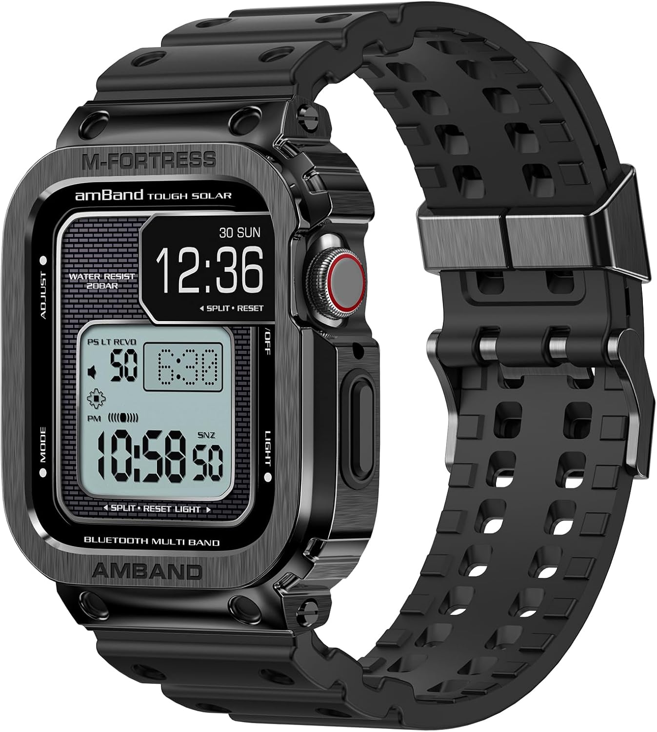 amBand Bands Case for Apple Watch 44mm - Rugged Protection