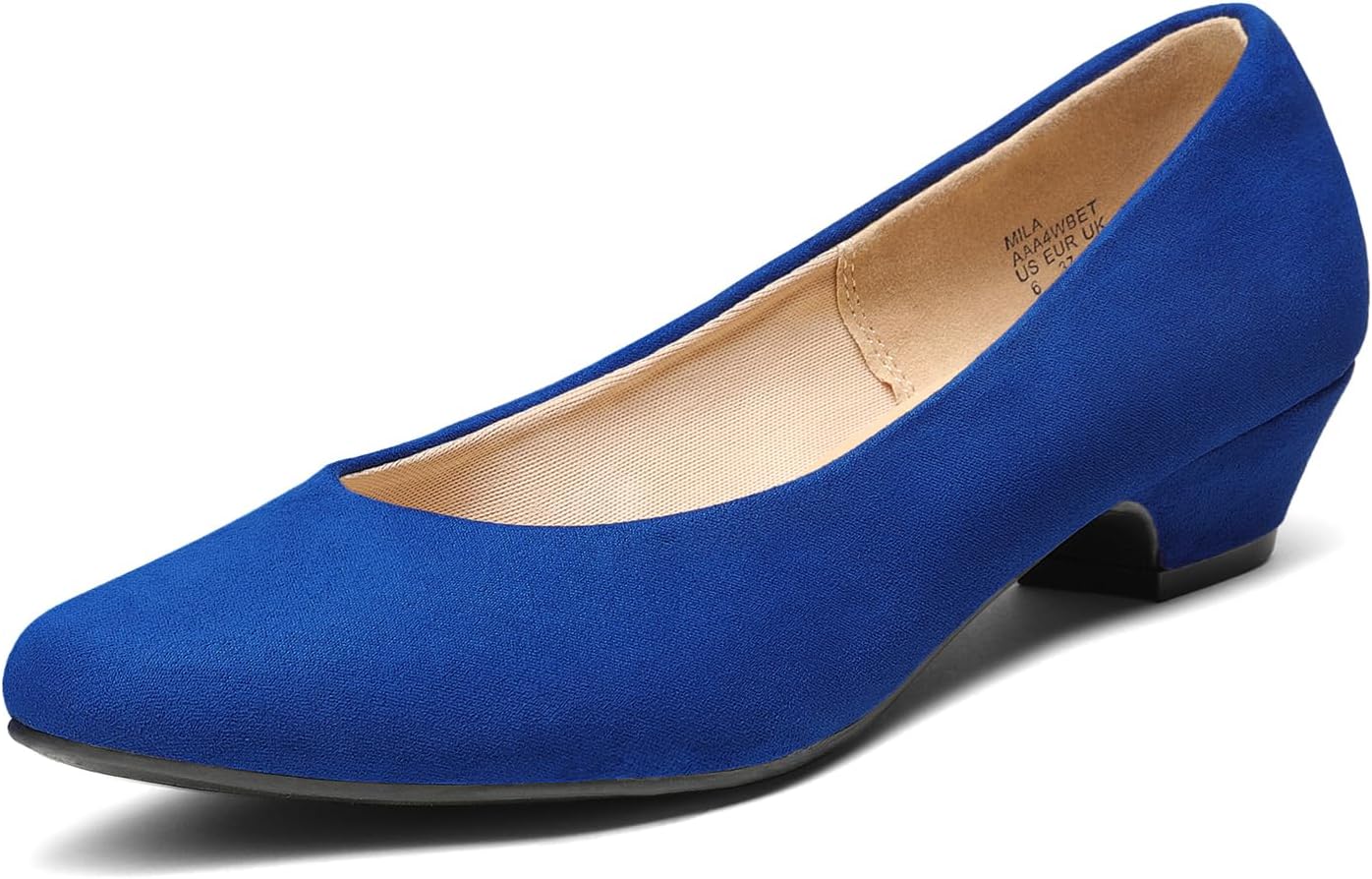 DREAM PAIRS Women's Mila Low Chunky Heel Pump Shoes Review