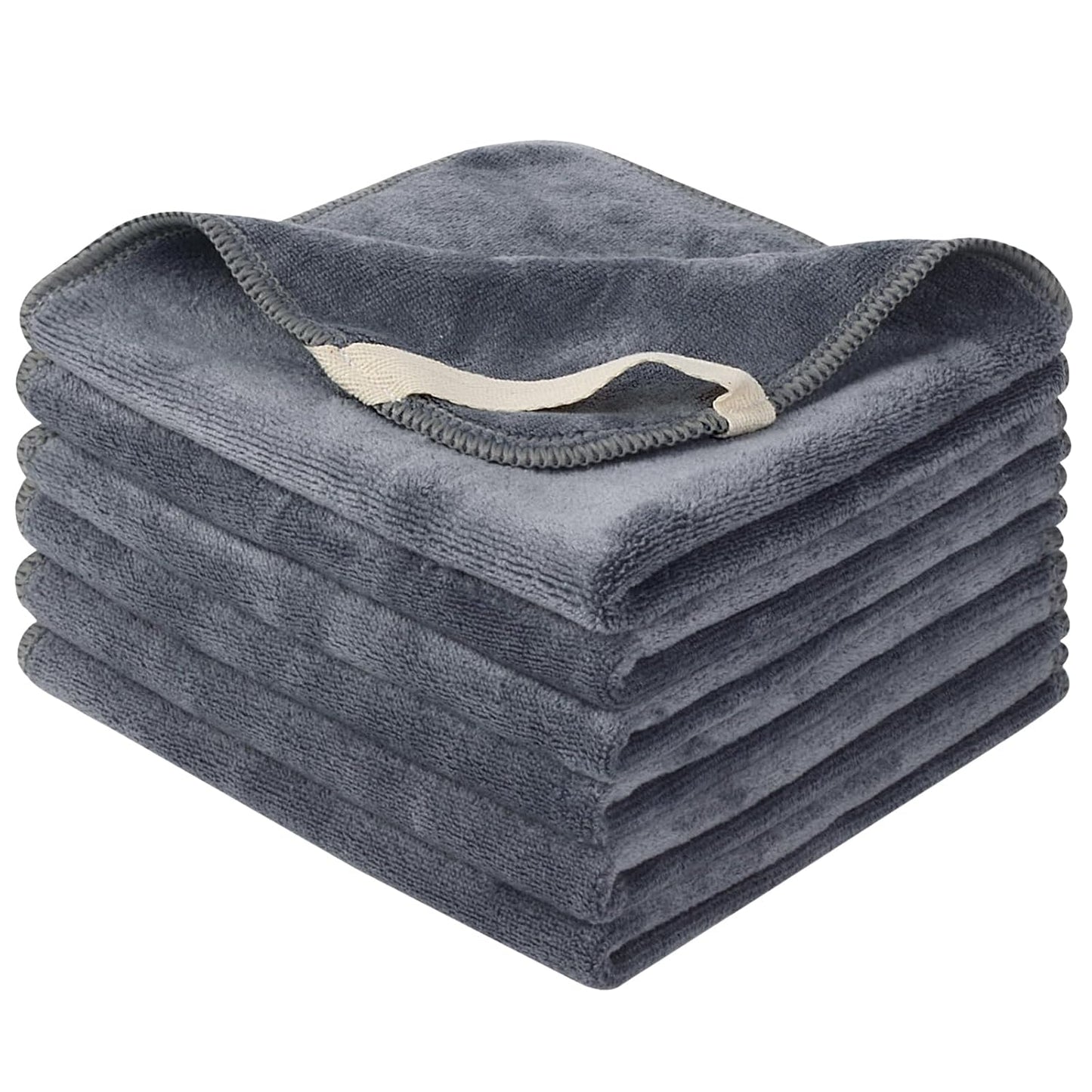 SINLAND Fast Drying Microfiber Facial Cloths 6 Pack