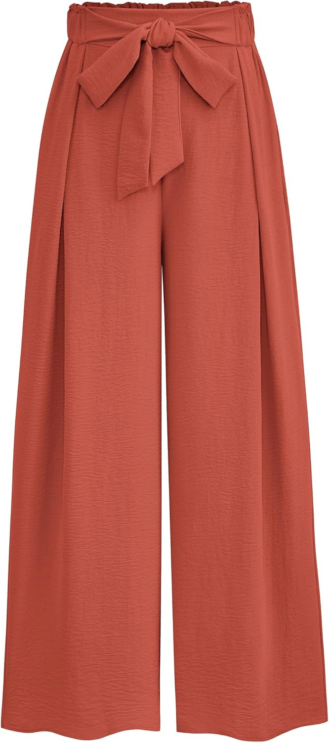 PRETTYGARDEN Women's Wide Leg Work Pants for Chic Comfort
