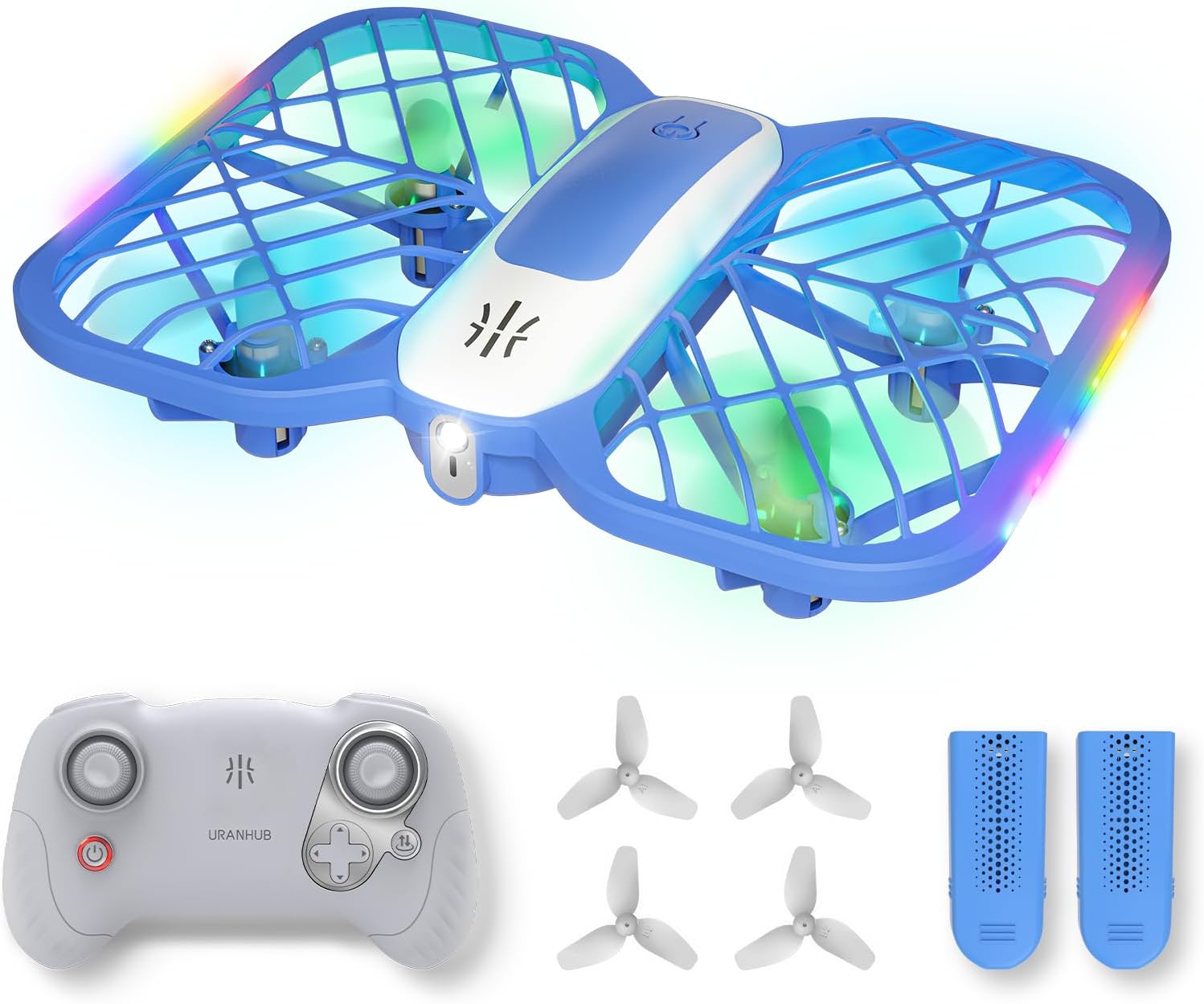 22-Min Flight Mini Drone - 5 Lighting Modes, 3-Speed, 3D Flip - Gift for Kids!
