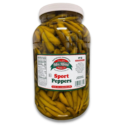 Mrs. Klein's Sport Peppers for Chicago Dogs - Fresh Pickled Peppers