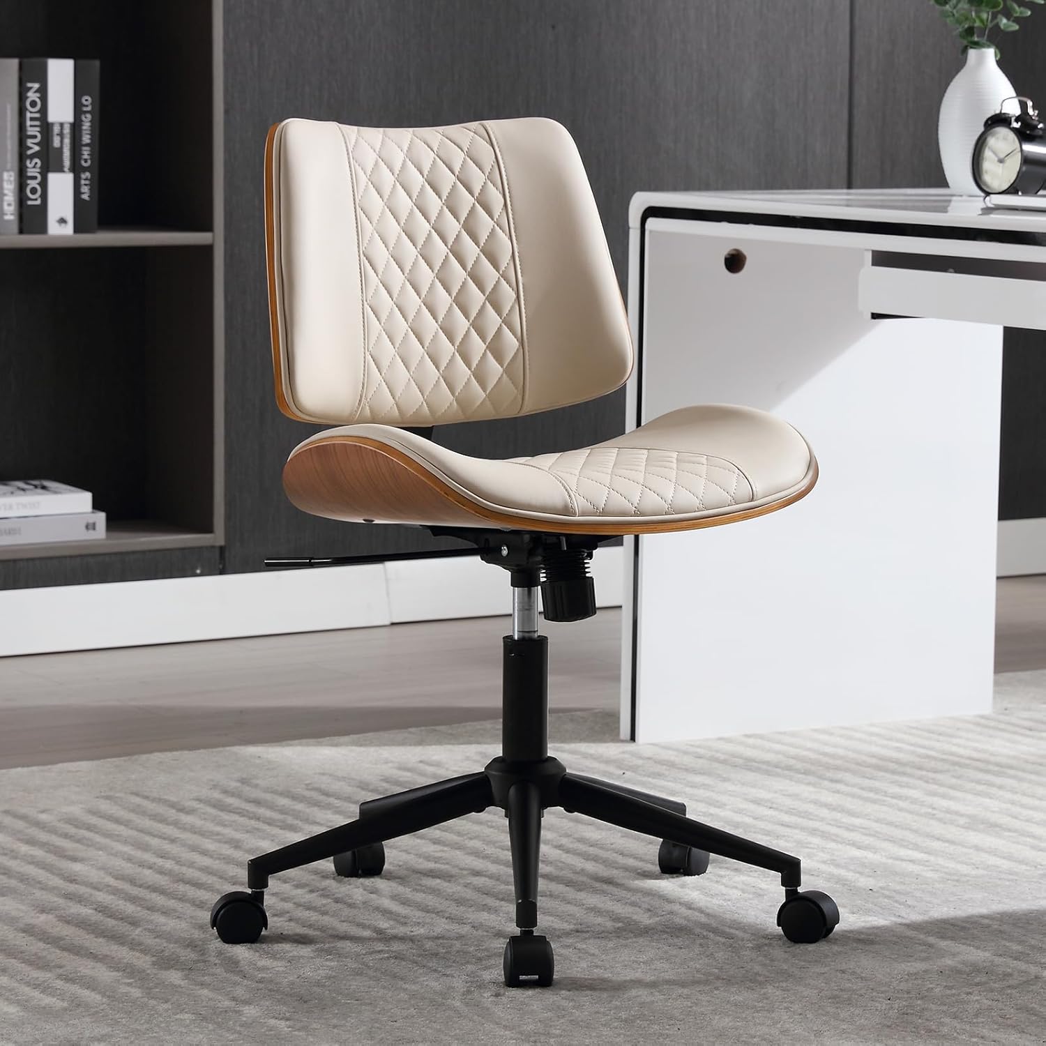 Adjustable Height Swivel Desk Chair - BERYTH