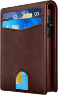 Wallet for Men - RFID Blocking Bifold Slim Minimalist Card Holder