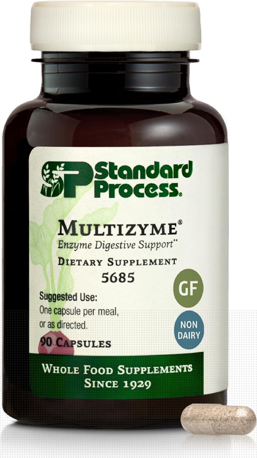 Standard Process Multizyme Digestive Enzymes for Optimal Health