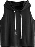 SweatyRocks Breathable Hooded Tank for Active Women