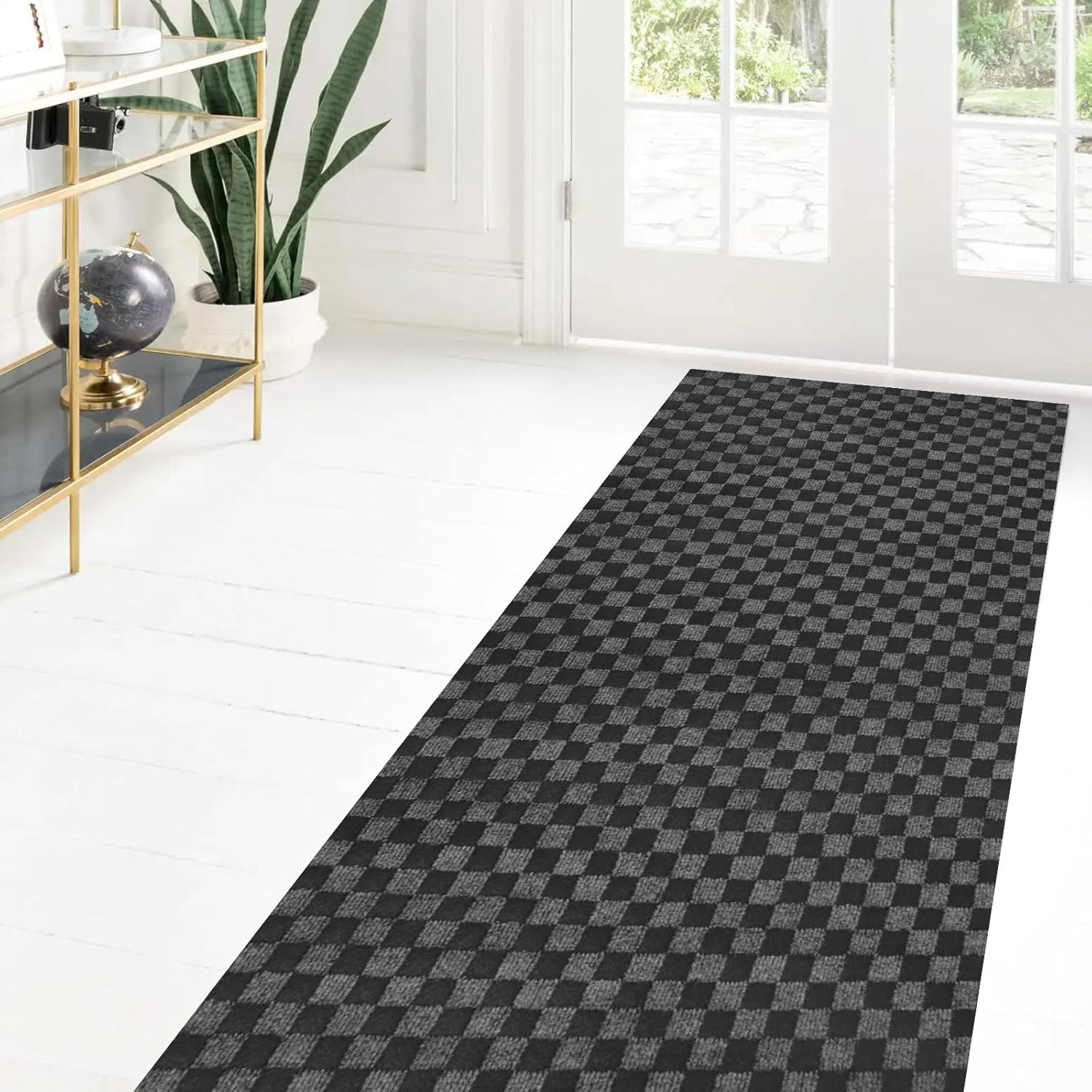 Custom Size Runner Rug for Hallway, Kitchen, and Garage Use
