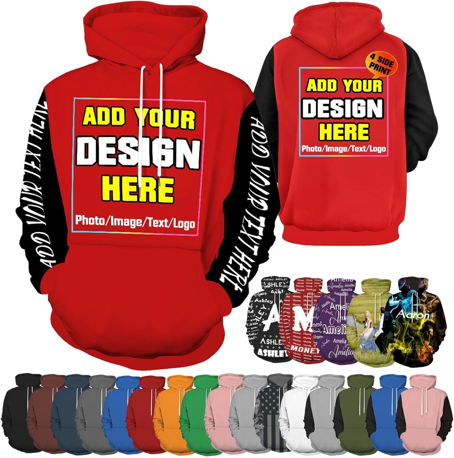 Personalized Photo Hoodie - Customizable Gift