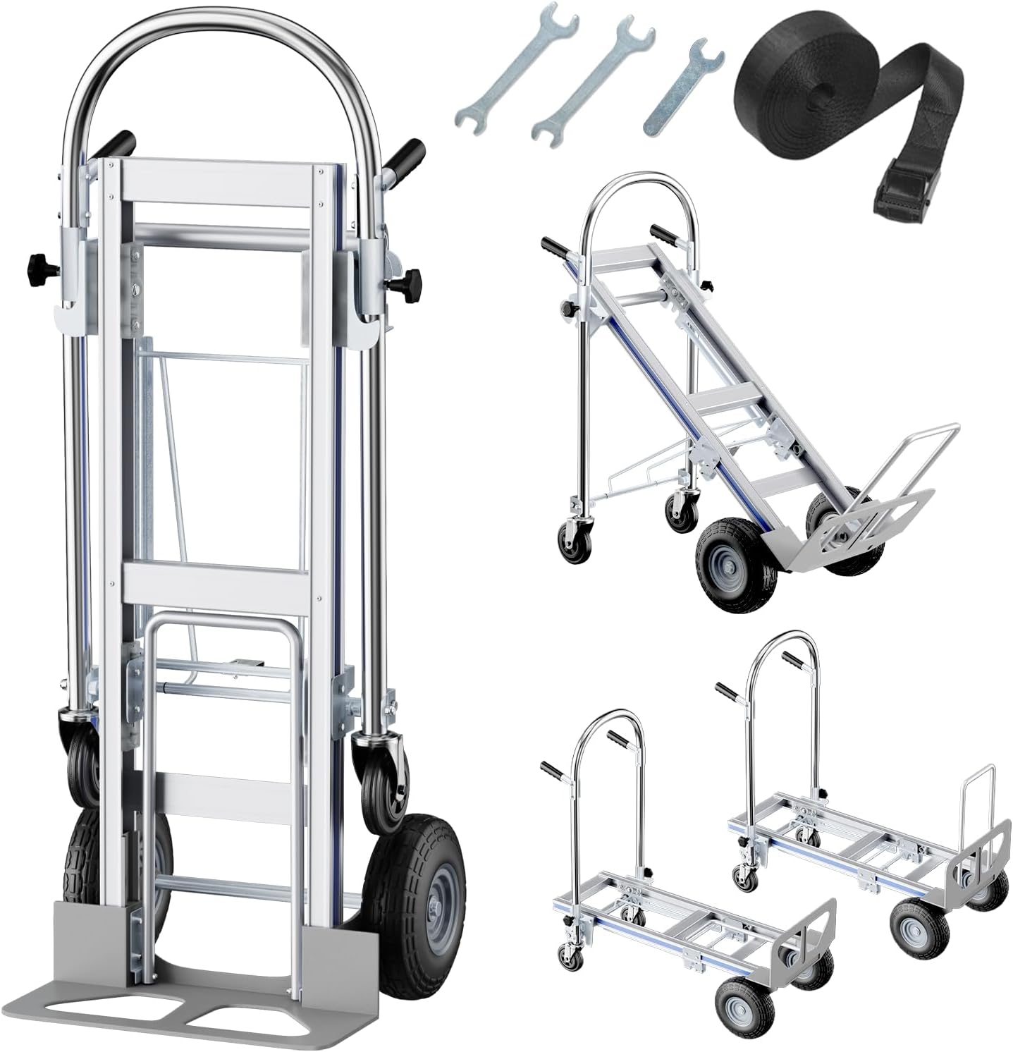 Hand Trucks Heavy Duty Aluminum Dolly Cart for Easy Transport