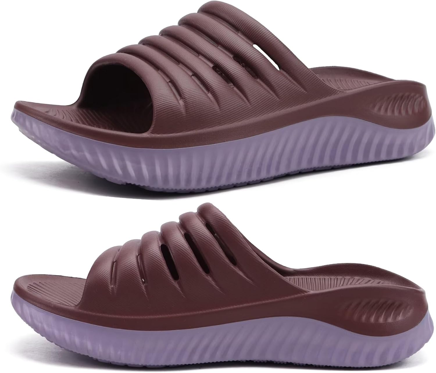 KuaiLu Womens Recovery Sandals for Plantar Fasciitis Relief