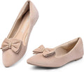 MUSSHOE Flat Shoes Women Comfortable Pointed Toe Slip on Women's Flats
