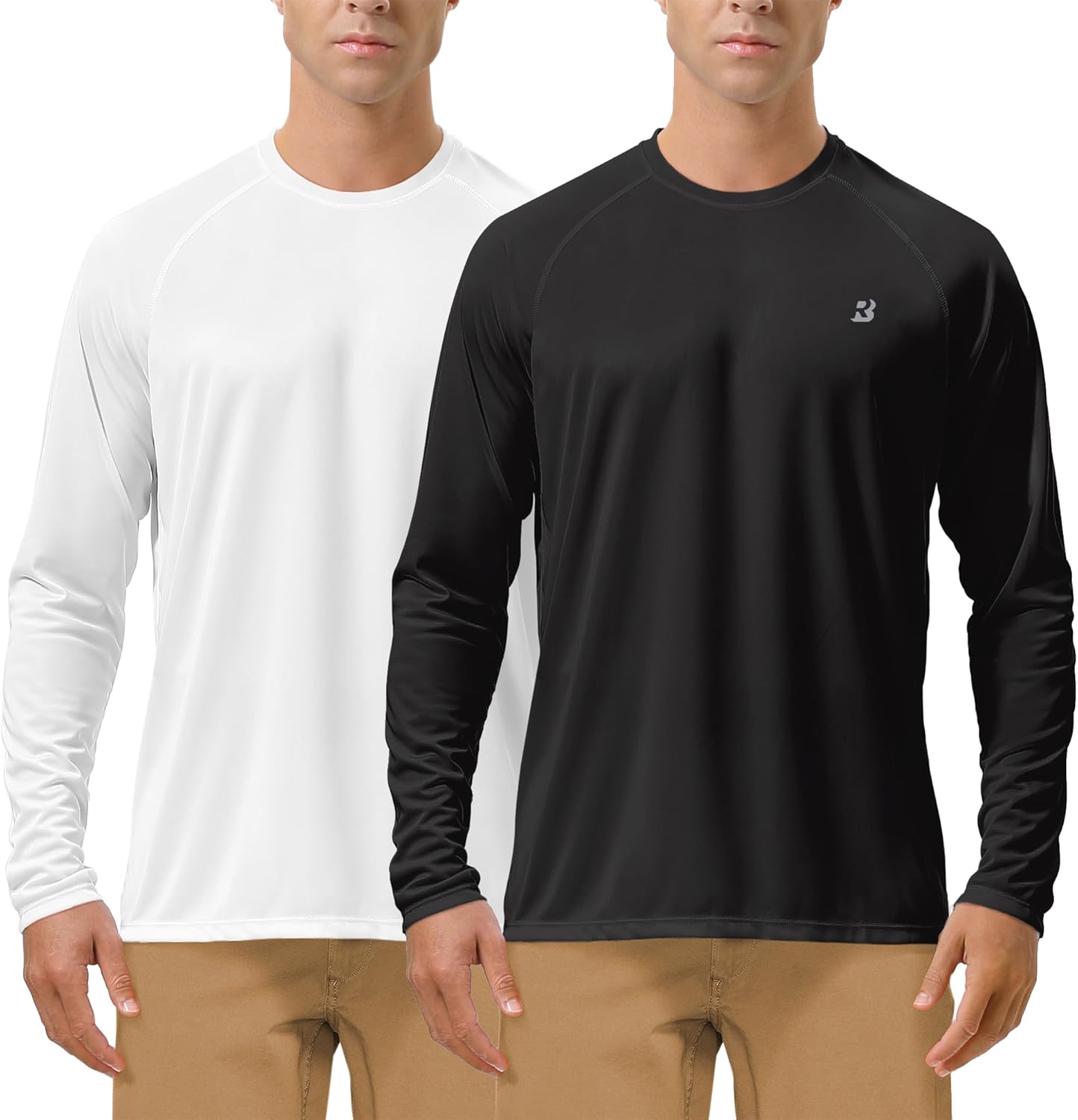 Roadbox Mens UPF 50+ UV Sun Protection Shirts for Outdoor Sports