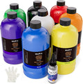 Acrylic Pour Paint Set 8 Colors 1000ml Bottles - Ready to Pour