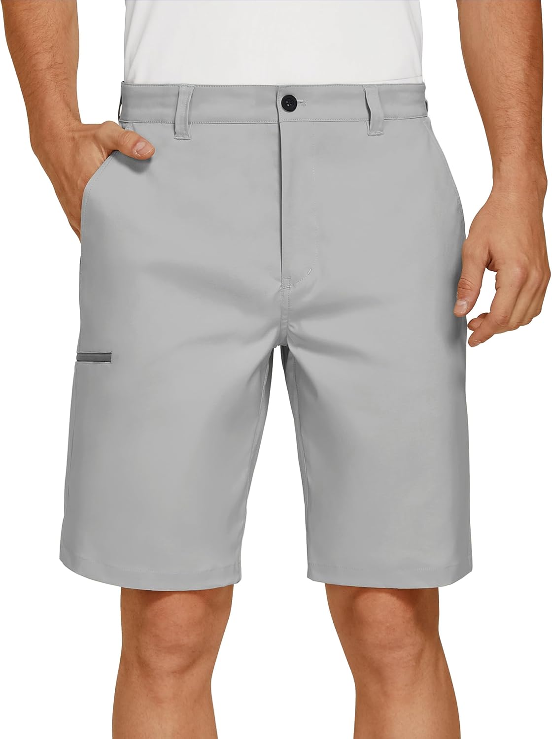 PULI Men's Golf Hybrid Dress Shorts for Summer Activities