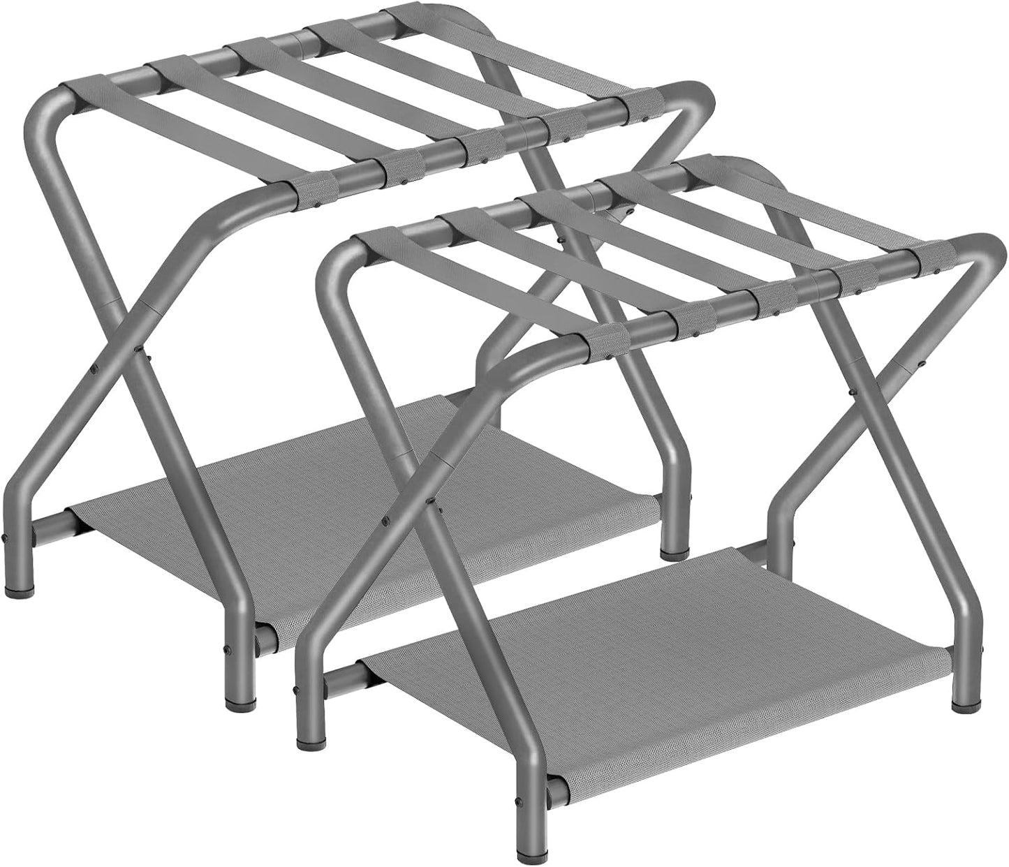 HOOBRO Luggage Rack for Easy Packing and Unpacking, 2 Pack