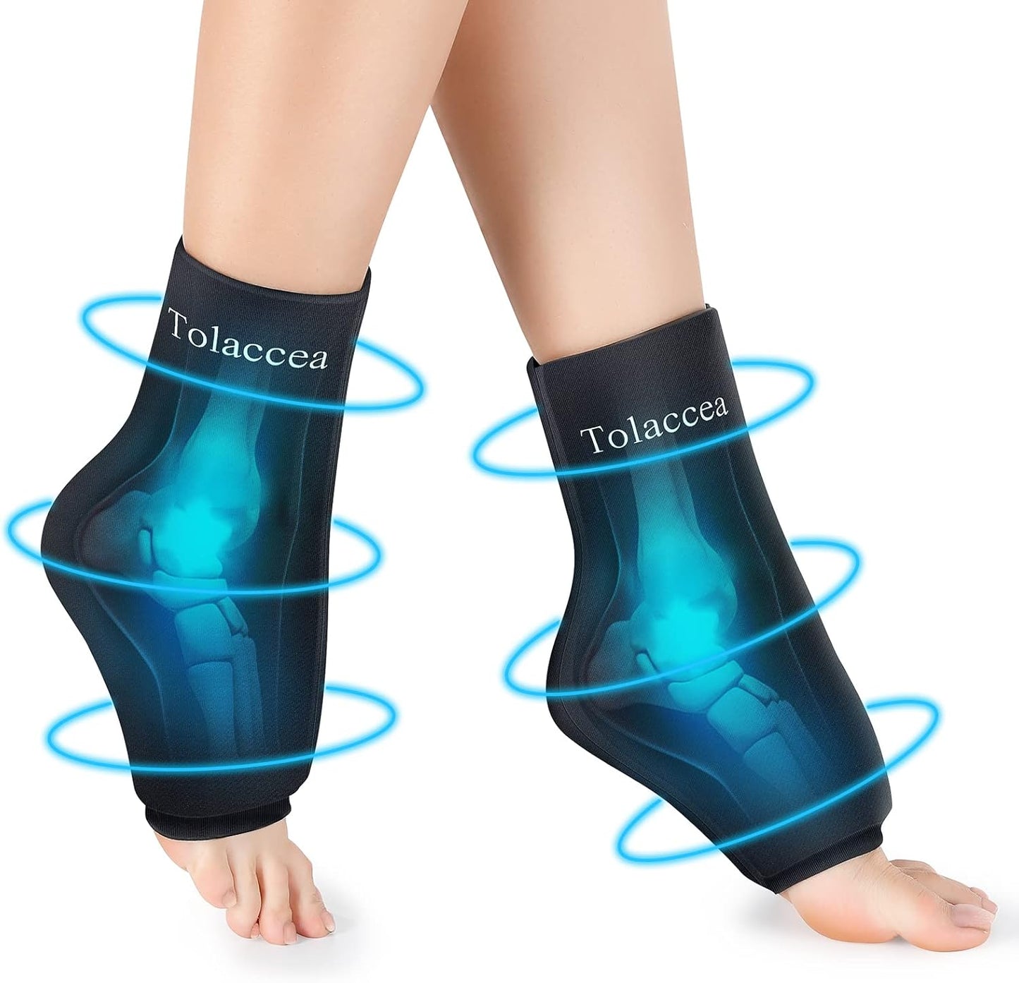 Ankle Foot Ice Pack Wrap for Pain Relief and Recovery