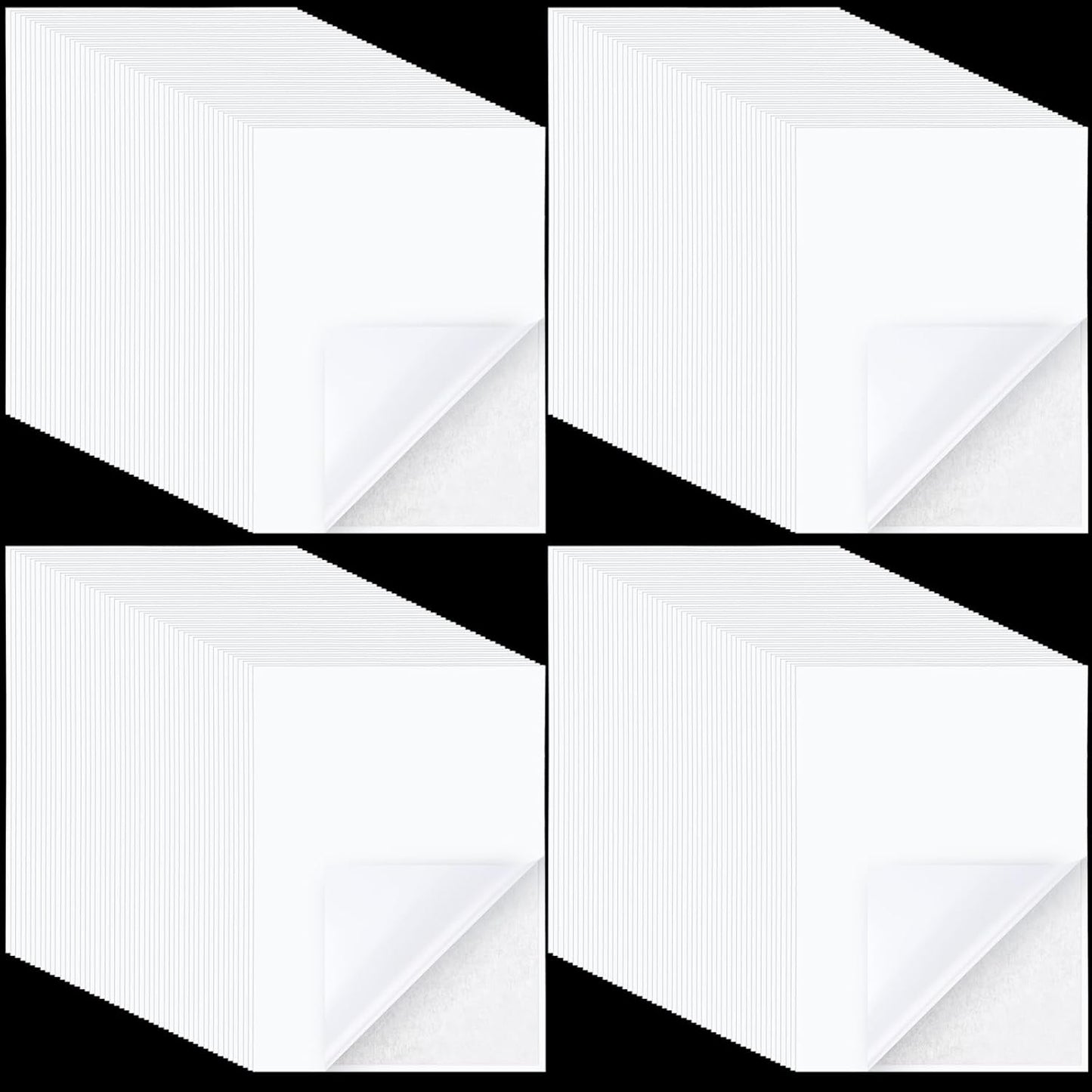 200 Pcs Double Sided Adhesive Sheets for Craft Projects