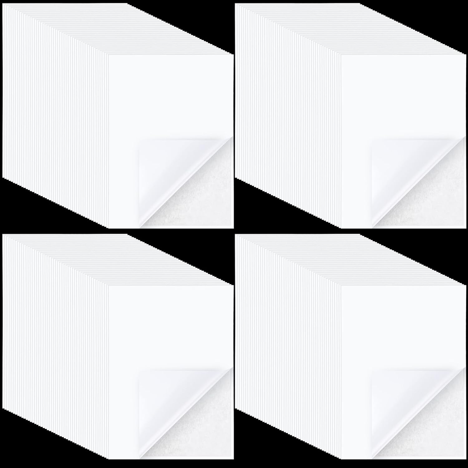 200 Pcs Double Sided Adhesive Sheets for Craft Projects