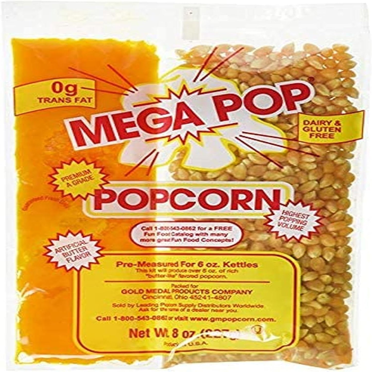 Pop Perfect: Gold Medal Mega Pop Butter Kit - 6 Pack