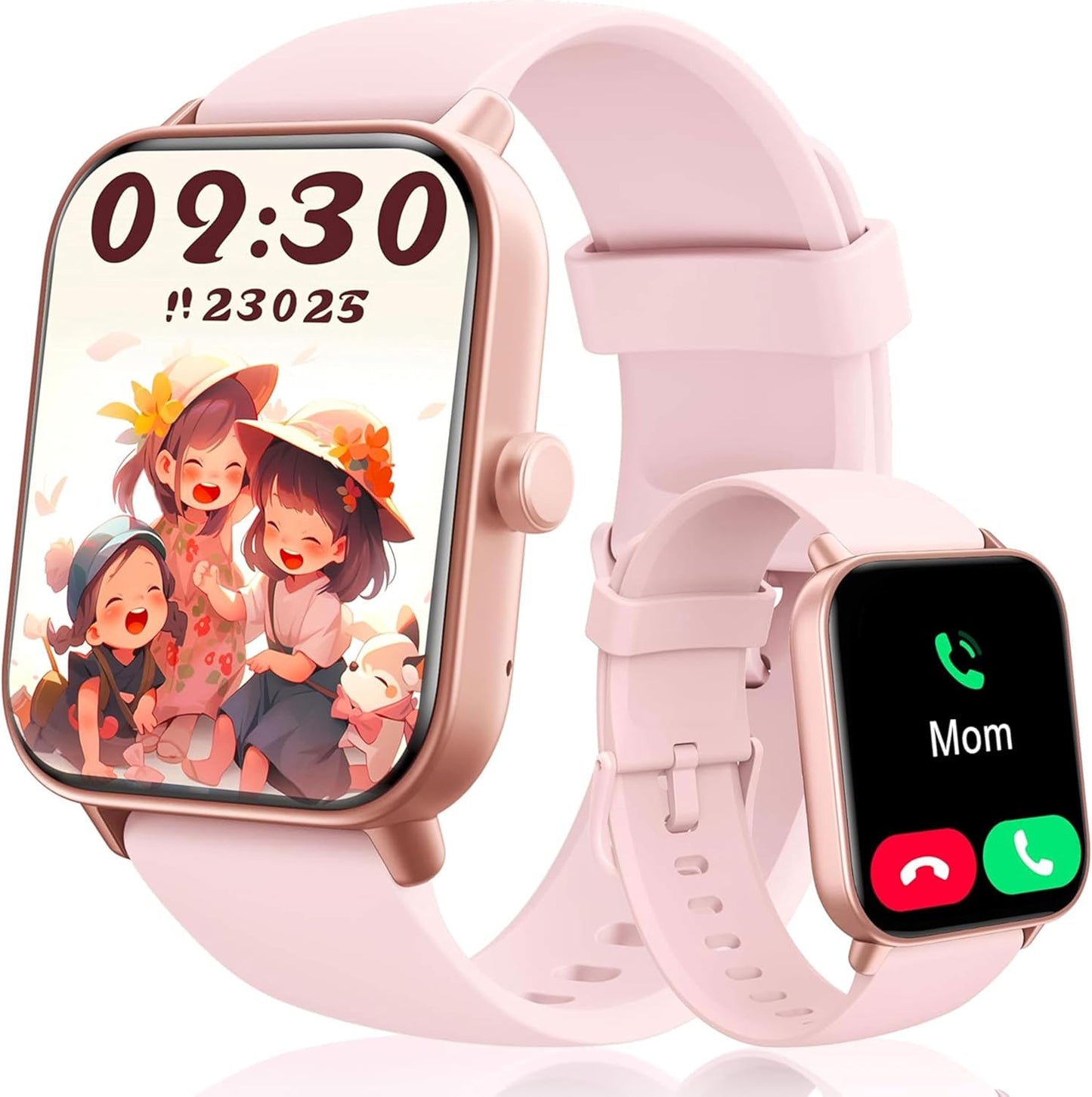 KALINCO Kids Smartwatch - 100 Sports Modes, Call/Answer, Heart Rate