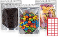 BELLE KR 4x6 Mylar Bags Stand Up Pack of 1000 - Space Saving Storage