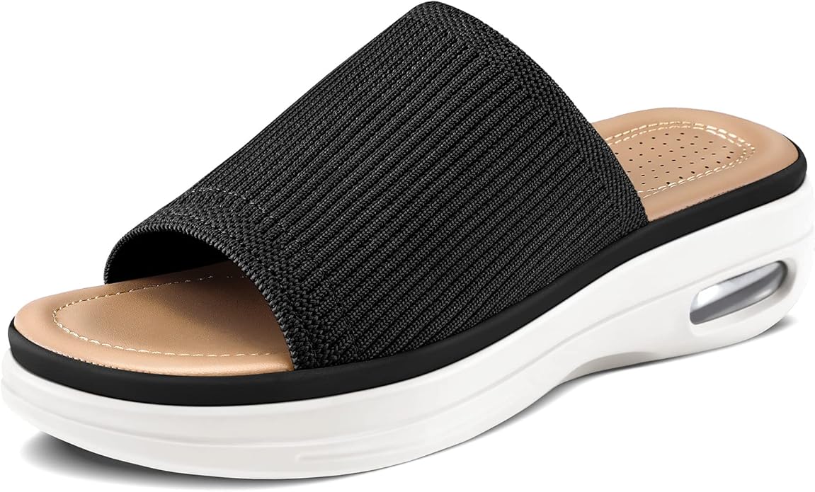 mysoft Women's Platform Slide Sandals for Comfortable Summer Wear