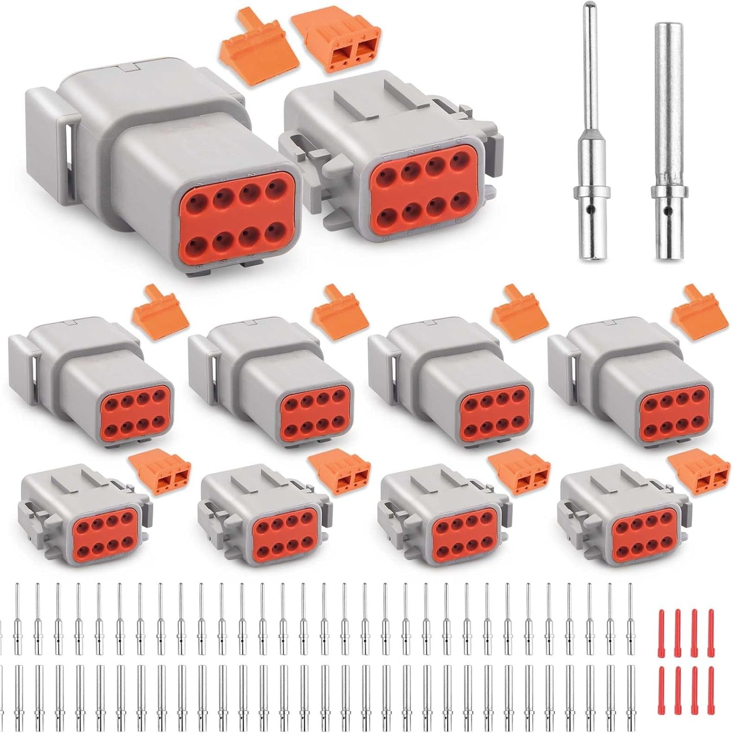 Deutsch DTM 8 Pin Connectors for Waterproof Electrical Wiring