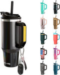 40 oz Stainless Steel Tumbler Thicc Buddy - Travel Cupholder Friendly