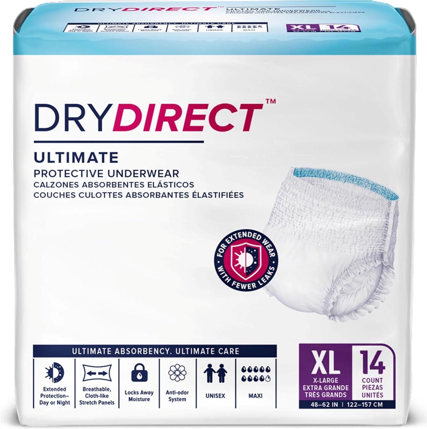 Dry Direct Ultimate Protective Underwear for Maximum Comfort