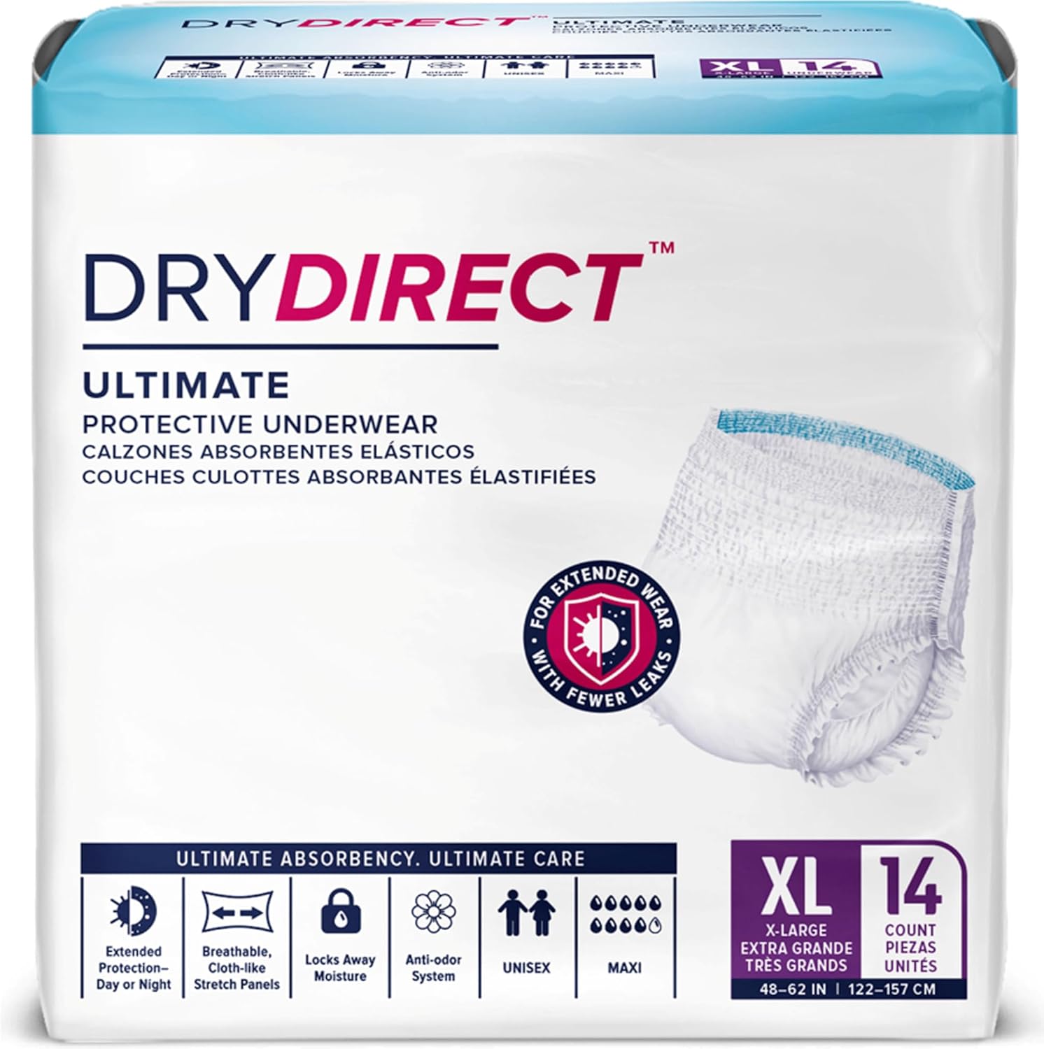 Dry Direct Ultimate Protective Underwear for Maximum Comfort
