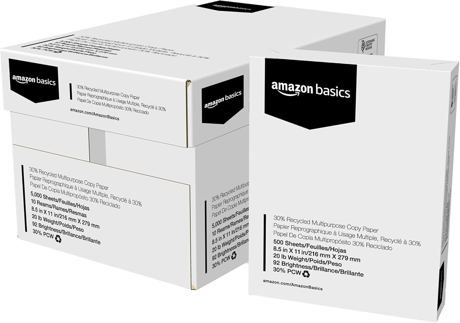 30% Recycled Multipurpose Copy Printer Paper for Quality Printing
