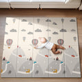 Foldable Baby Play Mat 79 x 59 in - Reversible, Anti-Slip, Waterproof