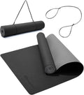 Eco Friendly TPE Yoga Mat Thick Non Slip Exercise Mat - Comfortable