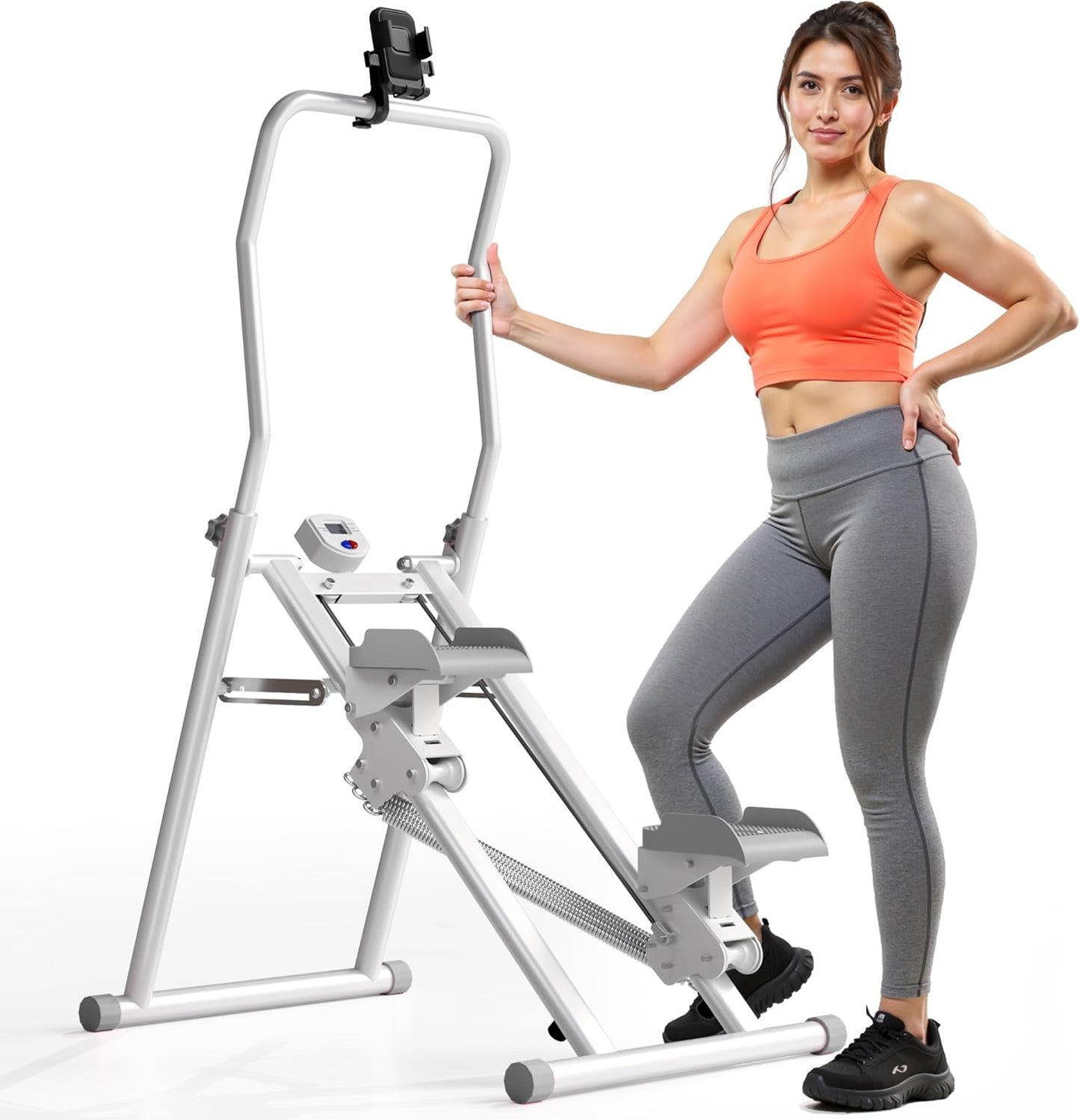 MOMODA Stair Stepper Adjustable Climber for Full-Body Workout
