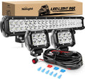 Nilight 20Inch 126W Spot Flood Combo Off Road LED Light Bar