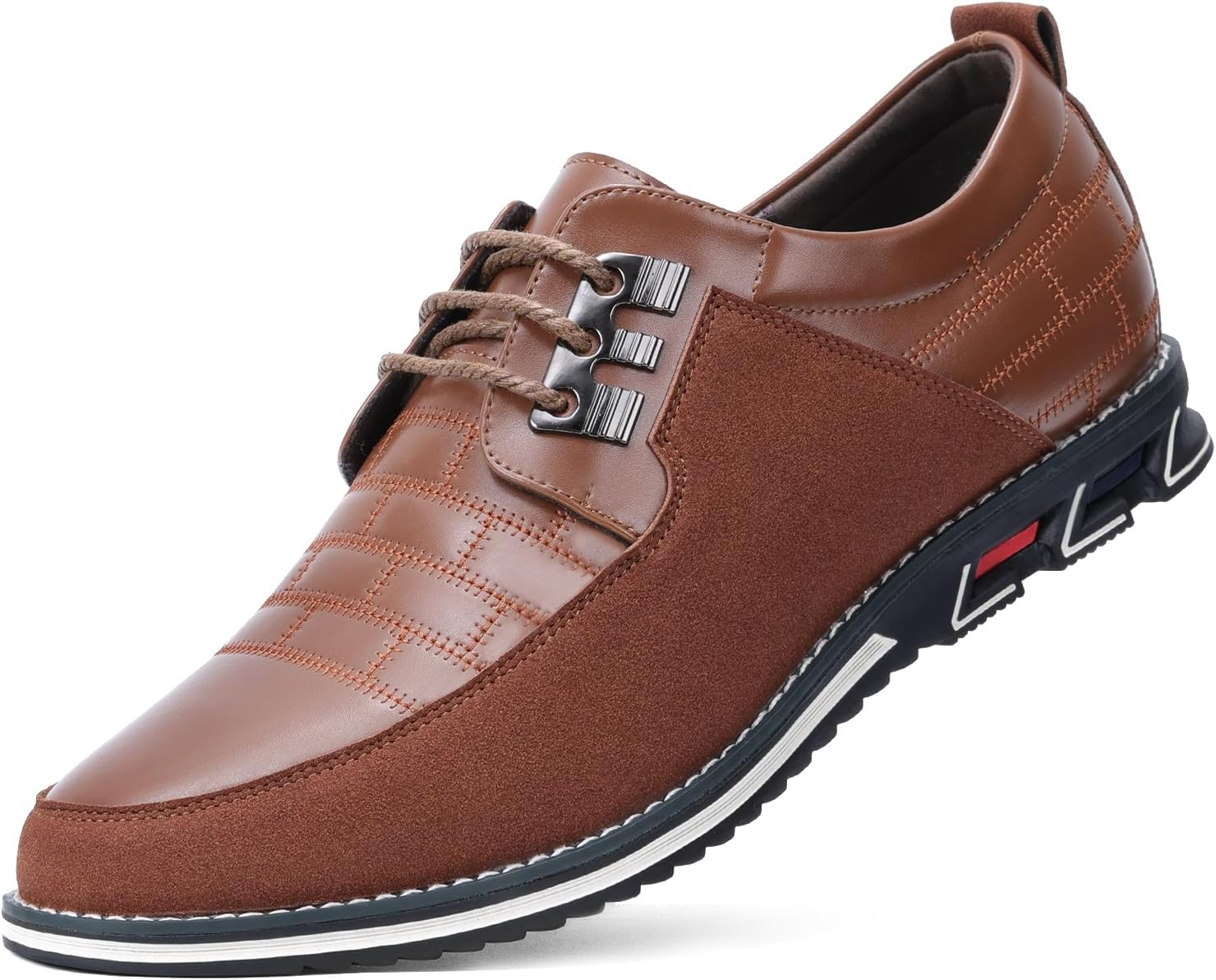 Mens Dress Shoes Casual Business Oxford Derby Orthopedic Leather