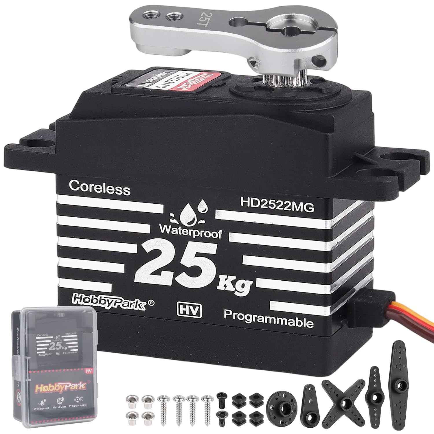 HobbyPark Waterproof RC Servo with High Torque Coreless Motor
