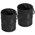 Ginsco 2 Gallon Car Trash Bin, 2 Pack Collapsible Pop-Up Garbage Bin