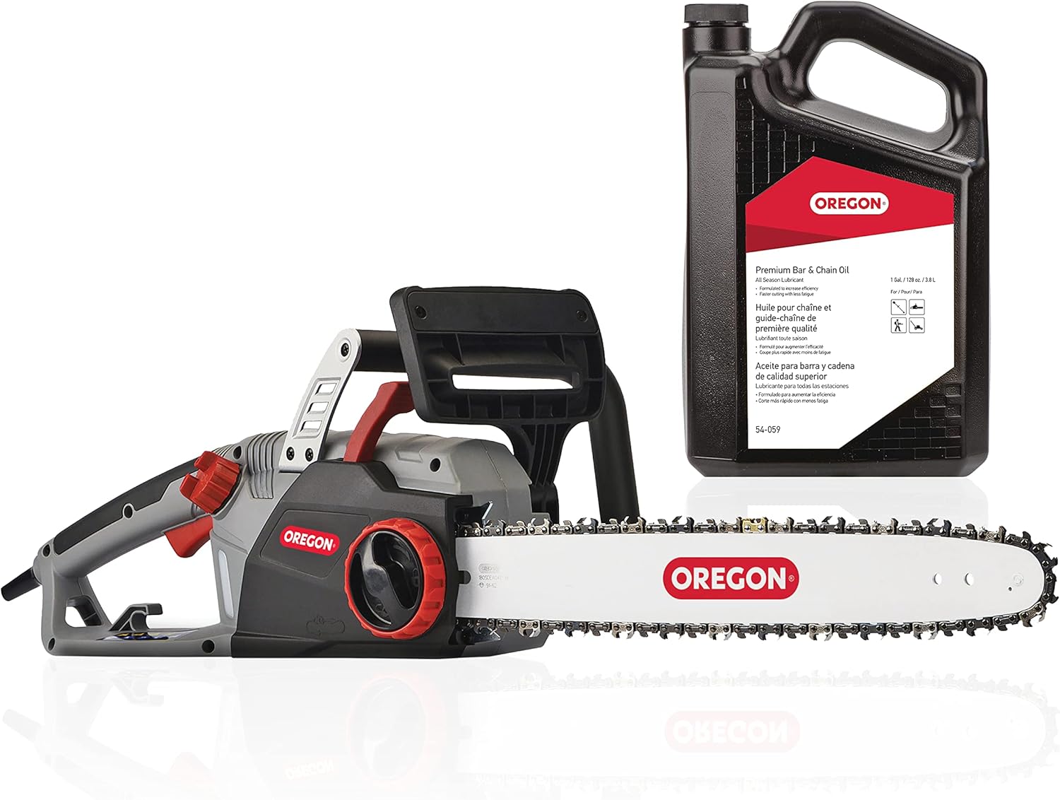Oregon CS1500 18-inch Self-Sharpening Electric Chainsaw